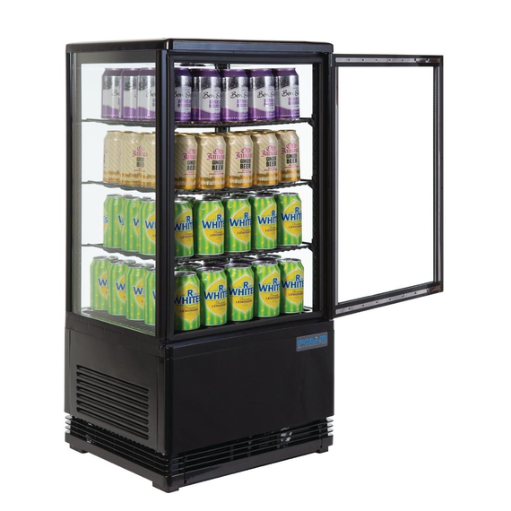 Polar C-Serie Energieeffizienter Display-Kühlschrank Schwarz 68Ltr 1 Polar C-Serie Energieeffizienter Display-Kühlschrank Schwarz 68Ltr