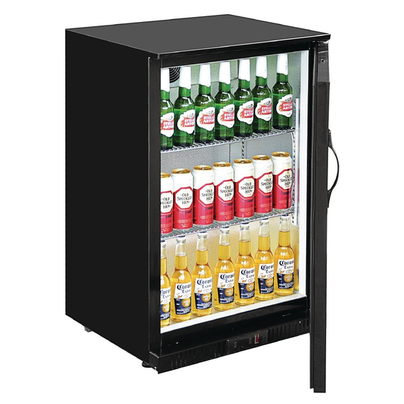 Polar G-Serie 900 mm Barkühlschrank Eintürig 138 Liter Schwarz 1 Polar G-Serie 900 mm Barkühlschrank Eintürig 138 Liter Schwarz