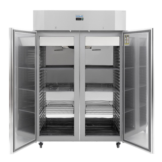 Polar U-Serie, energieeffizienter Standkühlschrank mit Doppeltür, 1400 l 4 Polar U-Serie, energieeffizienter Standkühlschrank mit Doppeltür, 1400 l