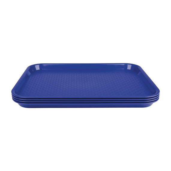 Olympia Kristallon Fast-Food-Tablett blau 34,5 x 26,5cm 2 Olympia Kristallon Fast-Food-Tablett blau 34,5 x 26,5cm