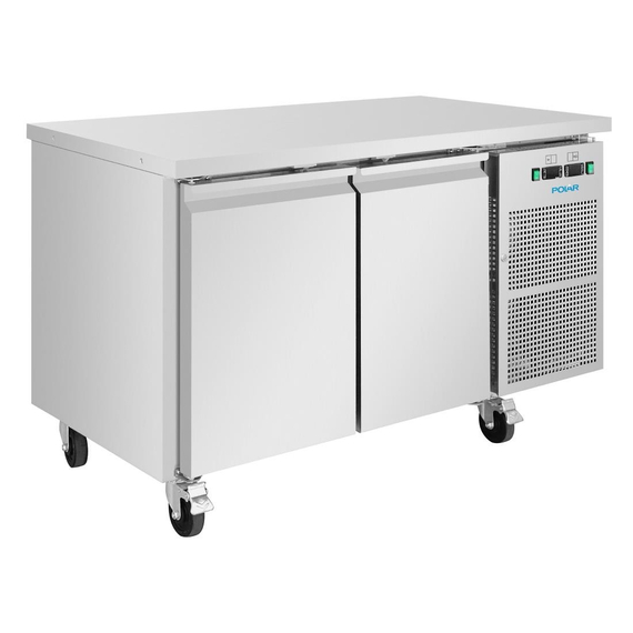Polar U-Series Doppeltüriger Untertheken-Kühl-/Gefrierschrank 124Ltr 1 Polar U-Series Doppeltüriger Untertheken-Kühl-/Gefrierschrank 124Ltr