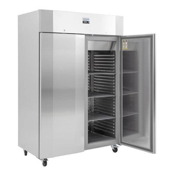 Polar U-Serie, energieeffizienter Standkühlschrank mit Doppeltür, 1400 l 3 Polar U-Serie, energieeffizienter Standkühlschrank mit Doppeltür, 1400 l