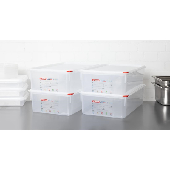 Araven Polypropylen 1/1 Gastronorm Lebensmittel-Aufbewahrungsbox 21L (4 Stück) 7 Araven Polypropylen 1/1 Gastronorm Lebensmittel-Aufbewahrungsbox 21L (4 Stück)