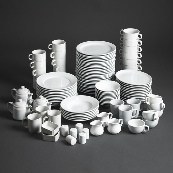 Olympia Athena runde Teller mit breitem Rand 16,5(Ø)cm (12er Pack) (12 Stück) Olympia Athena runde Teller mit breitem Rand 16,5(Ø)cm (12er Pack) (12 Stück)