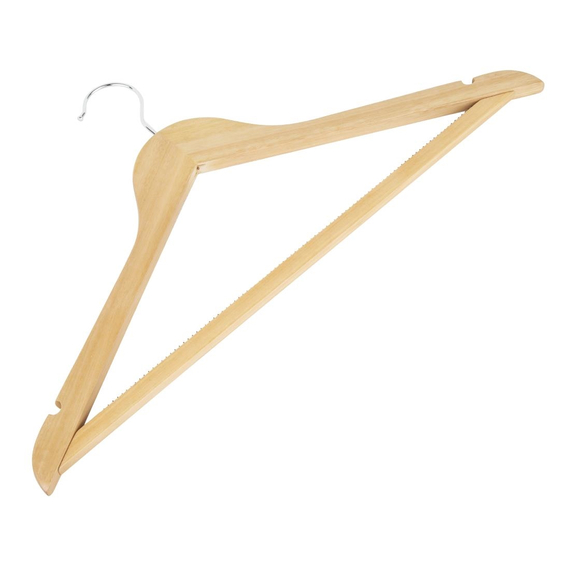 Bolero Natürliche Holzbügel (10er-Pack) 1 Bolero Natürliche Holzbügel (10er-Pack)