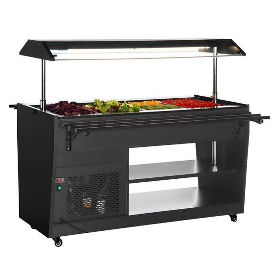 Polar G-Serie Gekühltes Buffet in Schwarz Polar G-Serie Gekühltes Buffet in Schwarz