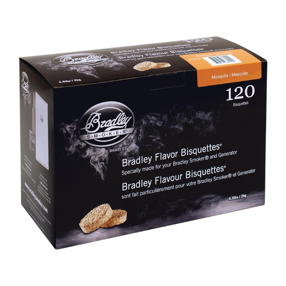 Bradley Food Smoker Mesquite Aroma-Bisquette (120 Stück) Bradley Food Smoker Mesquite Aroma-Bisquette (120 Stück)