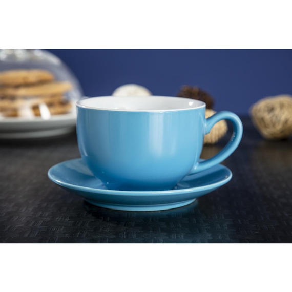 Olympia Cafe Cappuccinotassen blau 34cl (12 Stück) 5 Olympia Cafe Cappuccinotassen blau 34cl (12 Stück)