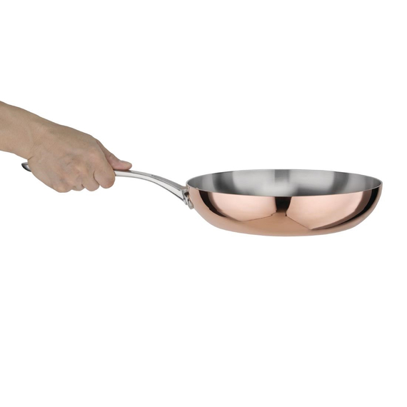 Vogue Tri-Wall Kupfer Bratpfanne Induktion 24cm 2 Vogue Tri-Wall Kupfer Bratpfanne Induktion 24cm