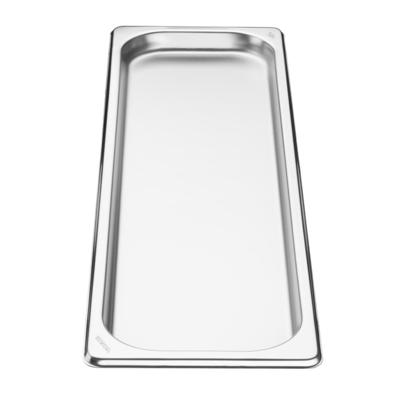 Vogue Edelstahl Gastronorm 2/4 Tablett 20mm 2 Vogue Edelstahl Gastronorm 2/4 Tablett 20mm