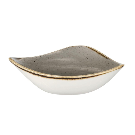 Churchill Stonecast Dreieckige Schüssel, Grau, 153 mm (12 Stück) Churchill Stonecast Dreieckige Schüssel, Grau, 153 mm (12 Stück)