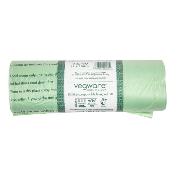 Vegware Biobag kompostierbare Müllsäcke 80L (240 Stück) Vegware Biobag kompostierbare Müllsäcke 80L (240 Stück)
