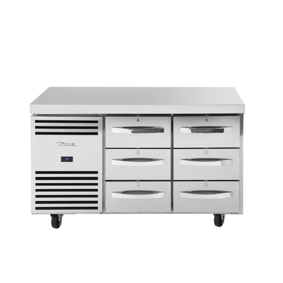 True Schubladen-Thekenkühlschrank TCR1/2 True Schubladen-Thekenkühlschrank TCR1/2