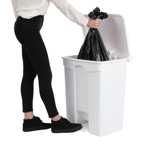 Jantex Küchenpedaleimer weiß 65L 5 Jantex Küchenpedaleimer weiß 65L