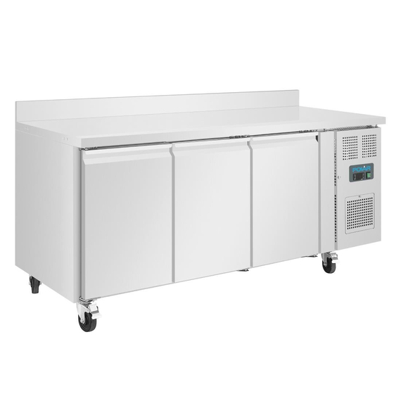 Polar Serie U 3-türiger Edelstahlgefrierschrank mit Spritzschutz 417Ltr Polar Serie U 3-türiger Edelstahlgefrierschrank mit Spritzschutz 417Ltr