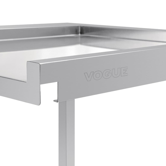 Vogue Tisch für Haubenspülmaschine links 60cm 1 Vogue Tisch für Haubenspülmaschine links 60cm