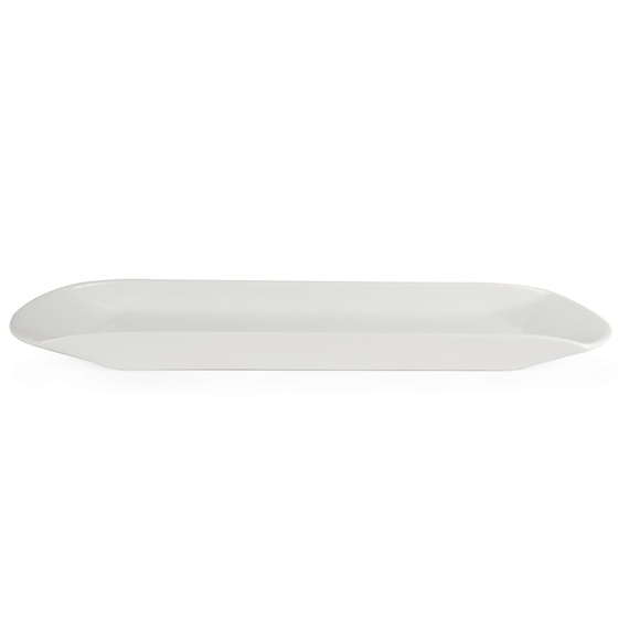 Olympia Whiteware reckteckige Snackschale 56cm 2 Olympia Whiteware reckteckige Snackschale 56cm