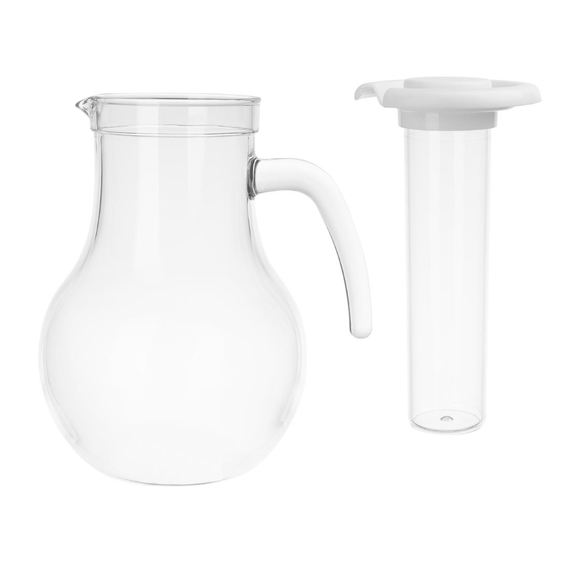 Olympia Kristallon Krug mit Kühlrohr Polycarbonat schlicht 1600ml 2 Olympia Kristallon Krug mit Kühlrohr Polycarbonat schlicht 1600ml