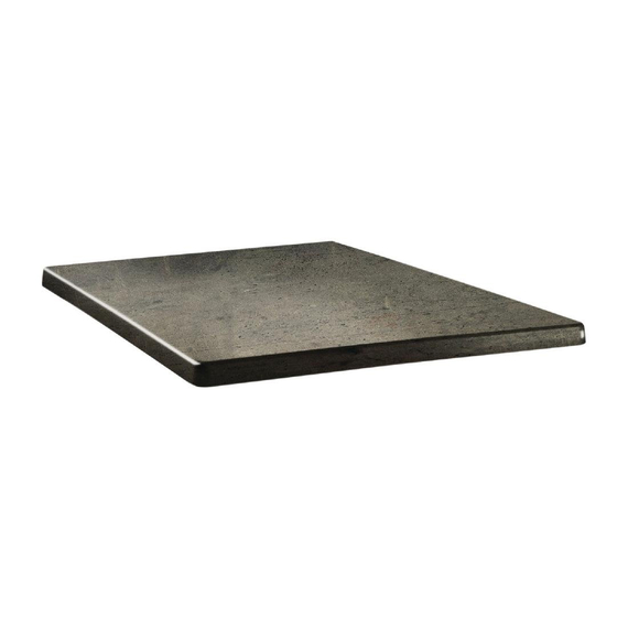 Topalit Classic Line quadratische Tischplatte Beton 80cm Topalit Classic Line quadratische Tischplatte Beton 80cm