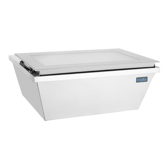 Polar G-Serie Tisch-Eiscreme-Gefrierschrank 4x Napoli-Pfannen 1 Polar G-Serie Tisch-Eiscreme-Gefrierschrank 4x Napoli-Pfannen