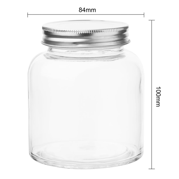 Vogue Weckglas mit Schraubverschluss 330ml (6 Stück) 5 Vogue Weckglas mit Schraubverschluss 330ml (6 Stück)