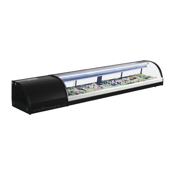 Polar Serie G Kühlvitrine für Sushi 180cm 2 Polar Serie G Kühlvitrine für Sushi 180cm