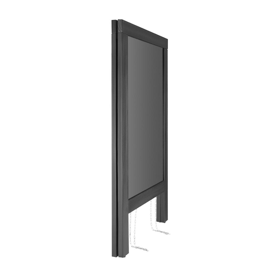Olympia Bürgersteig-Werbefafel Schwarzer Holzrahmen 700x1200mm 2 Olympia Bürgersteig-Werbefafel Schwarzer Holzrahmen 700x1200mm
