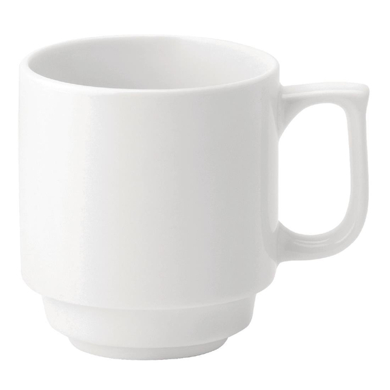 Utopia Pure White Stapelbecher 280ml (Packung mit 36 Stück) Utopia Pure White Stapelbecher 280ml (Packung mit 36 Stück)
