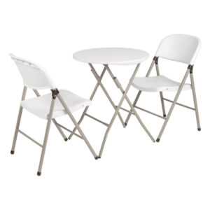 Bolero Klappstühle weiß (2 Stück)