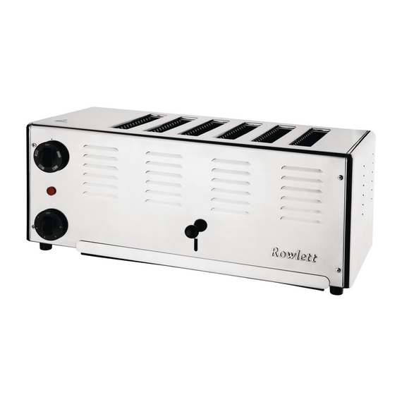 Rowlett Premier Toaster mit 6 Steckplätzen und zusätzlichen DuraHeat-Elementen 1 Rowlett Premier Toaster mit 6 Steckplätzen und zusätzlichen DuraHeat-Elementen