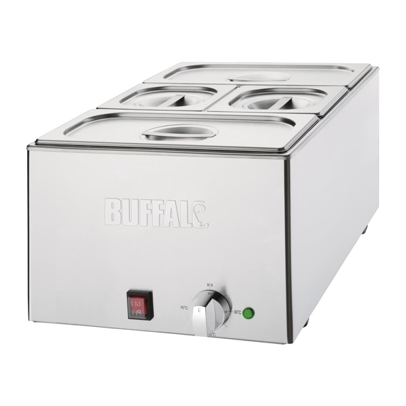 Buffalo Bain Marie mit Pfannen 1 Buffalo Bain Marie mit Pfannen