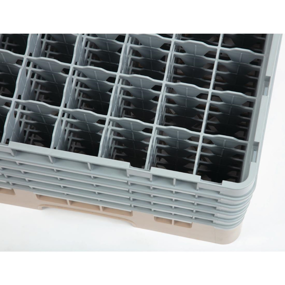 Cambro Gläserspülkorb beige mit 49 Fächern max Glashöhe 25,7cm 2 Cambro Gläserspülkorb beige mit 49 Fächern max Glashöhe 25,7cm
