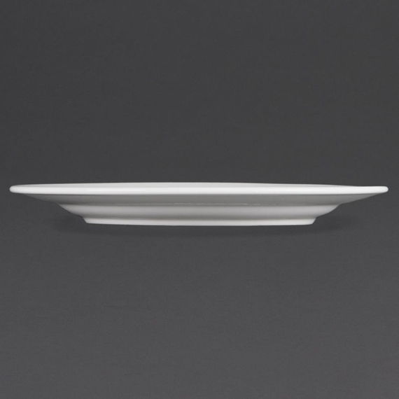 Olympia Whiteware Teller mit breitem Rand 31cm (6 Stück) 4 Olympia Whiteware Teller mit breitem Rand 31cm (6 Stück)