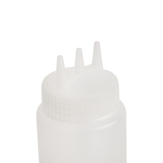 Vogue klare Quetschflasche mit 3 Düsen 24oz 1 Vogue klare Quetschflasche mit 3 Düsen 24oz