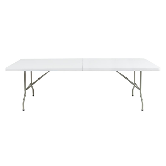Bolero rechteckiger Klapptisch weiß 244cm 3 Bolero rechteckiger Klapptisch weiß 244cm