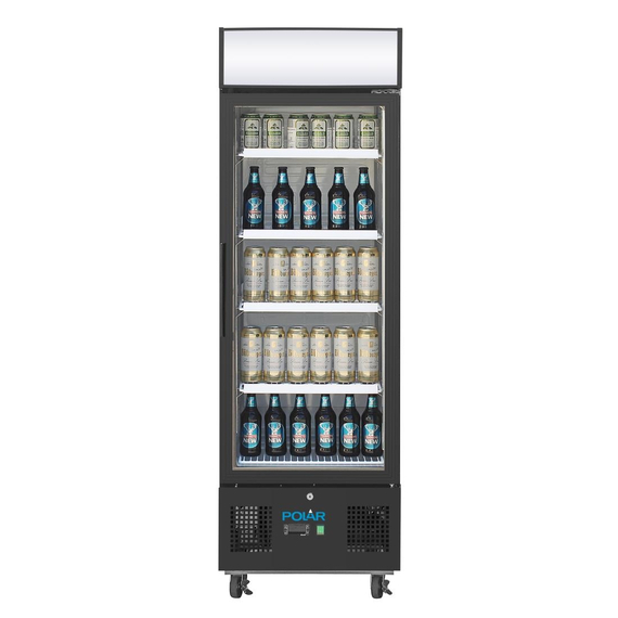 Polar G-Serie Standkühlschrank mit Display 218Ltr Schwarz 4 Polar G-Serie Standkühlschrank mit Display 218Ltr Schwarz