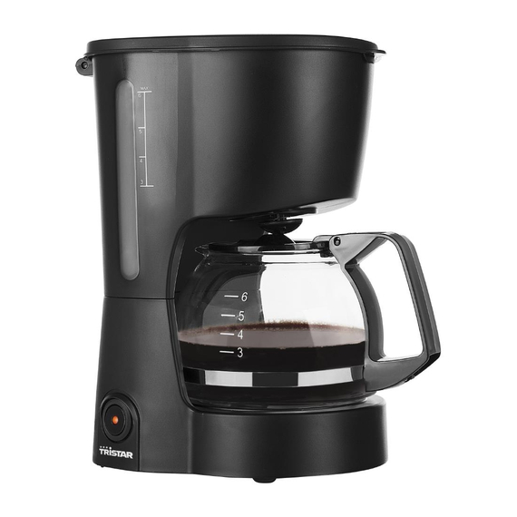 Tristar Kaffeemaschine 0,6 l Glaskanne 600 W 2 Tristar Kaffeemaschine 0,6 l Glaskanne 600 W