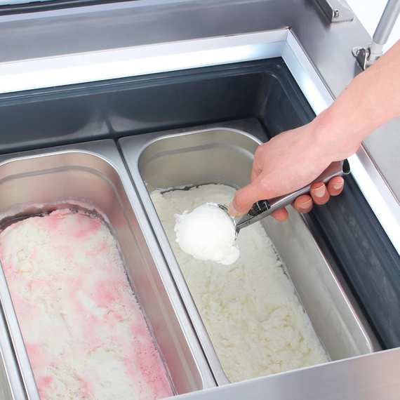 Polar G-Serie Tisch-Eiscreme-Gefrierschrank 4x Napoli-Pfannen 6 Polar G-Serie Tisch-Eiscreme-Gefrierschrank 4x Napoli-Pfannen