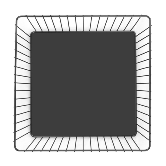 Olympia Draht-Präsentationstablett für Speisen, quadratisch, schwarz, 280 x 280 x 100 mm 5 Olympia Draht-Präsentationstablett für Speisen, quadratisch, schwarz, 280 x 280 x 100 mm