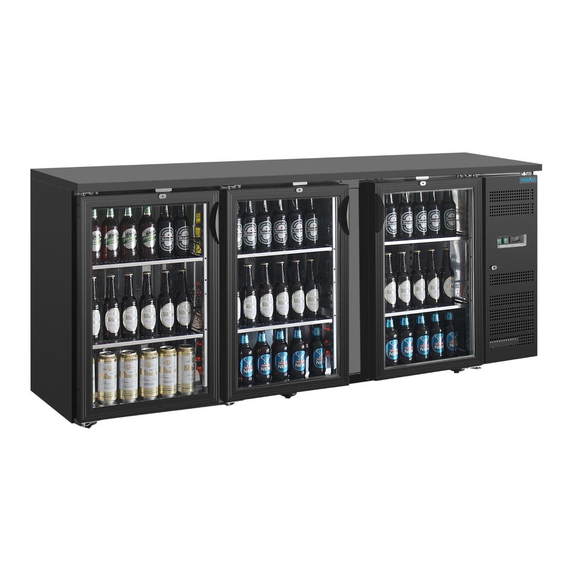 Polar U-Serie Premium Bar Kühlschrank mit 3 Türen Display 2 Polar U-Serie Premium Bar Kühlschrank mit 3 Türen Display