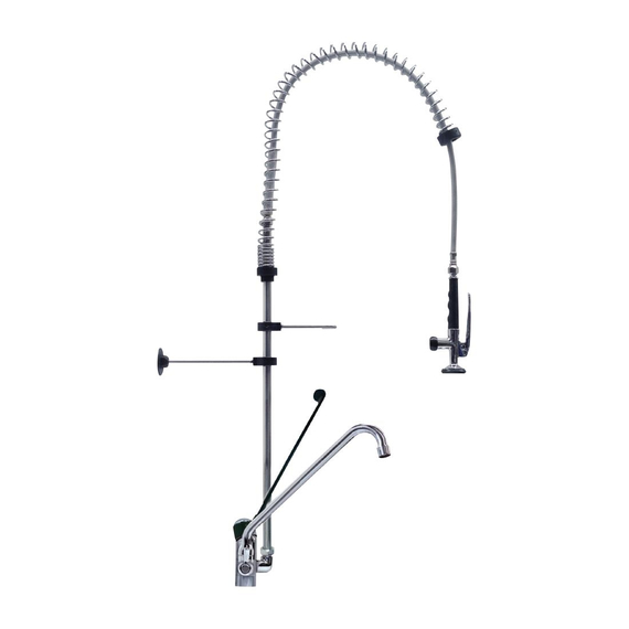 Gastro M Einloch-Geschirrbrause hoch mit Schwenkhahn und handfreier Bedienung Gastro M Einloch-Geschirrbrause hoch mit Schwenkhahn und handfreier Bedienung