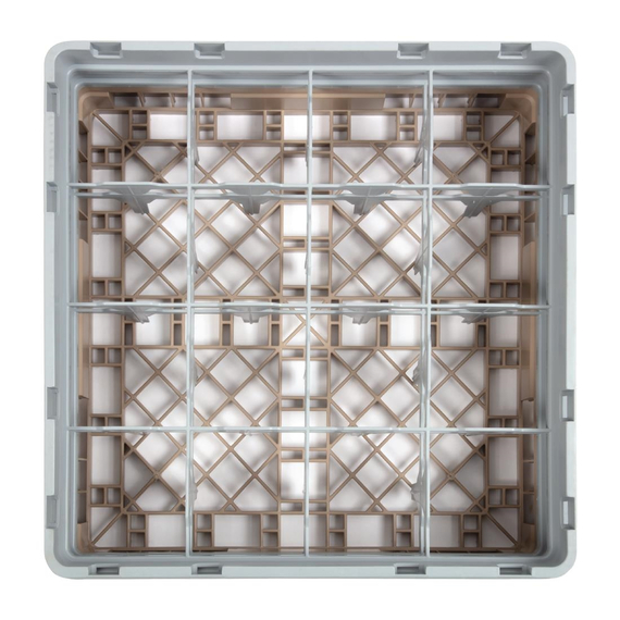 Cambro Gläserspülkorb beige mit 16 Fächern max Glashöhe 13,3cm 3 Cambro Gläserspülkorb beige mit 16 Fächern max Glashöhe 13,3cm