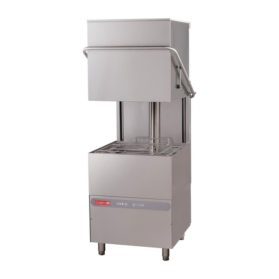 Gastro M Haubenspülmaschine Maestro 400V mit Ablaufpumpe, Dosierpumpe für Geschirrspülmittel und Klarspüler Gastro M Haubenspülmaschine Maestro 400V mit Ablaufpumpe, Dosierpumpe für Geschirrspülmittel und Klarspüler