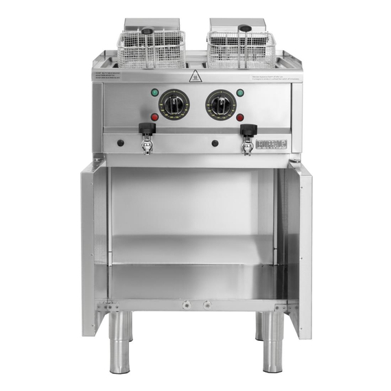 Buffalo 600 Serie freistehende Doppelbehälter-Elektrofritteuse 2x 8Ltr 4 Buffalo 600 Serie freistehende Doppelbehälter-Elektrofritteuse 2x 8Ltr