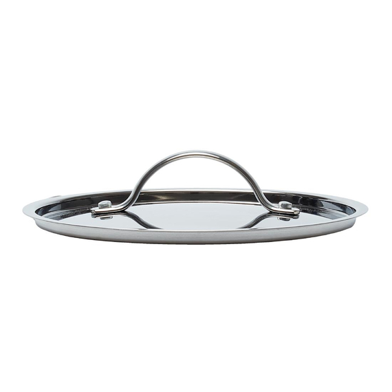 Vogue Tri Wall Edelstahl-Deckel 20cm 2 Vogue Tri Wall Edelstahl-Deckel 20cm