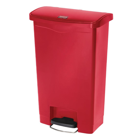 Rubbermaid Slim Jim Front Step Pedaleimer rot 50L 2 Rubbermaid Slim Jim Front Step Pedaleimer rot 50L