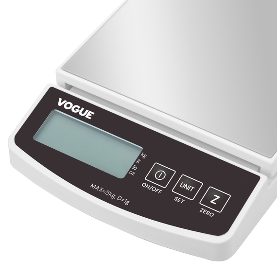 Vogue Elektronische Waage 5kg 2 Vogue Elektronische Waage 5kg