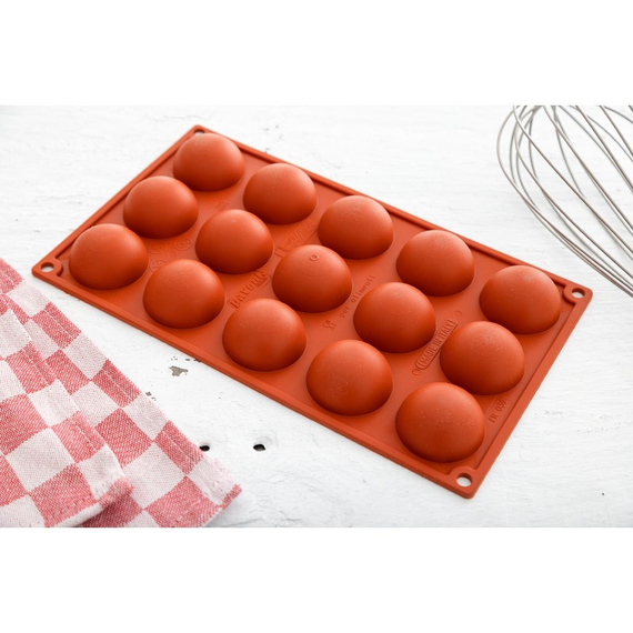Pavoni Formaflex Silikon Halbkugelform 15 Stück 7 Pavoni Formaflex Silikon Halbkugelform 15 Stück