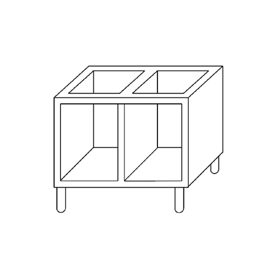 Gastro M Unterschrank 65/80B 1 Gastro M Unterschrank 65/80B