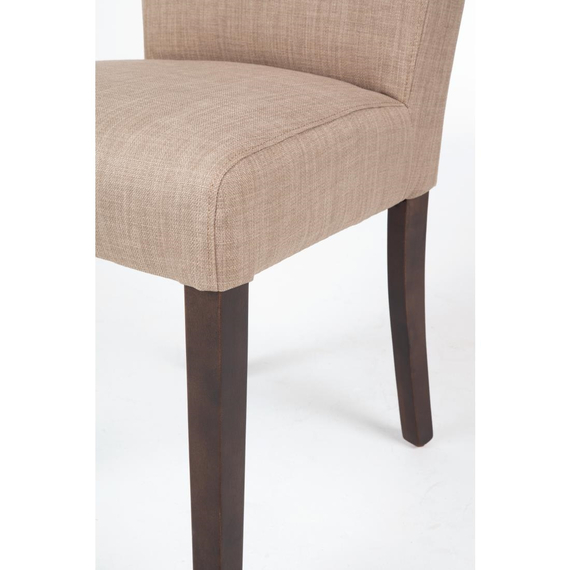 Bolero Esszimmerstühle mit breiter Rückenlehne Sackleinen naturell (2 Stück) 4 Bolero Esszimmerstühle mit breiter Rückenlehne Sackleinen naturell (2 Stück)